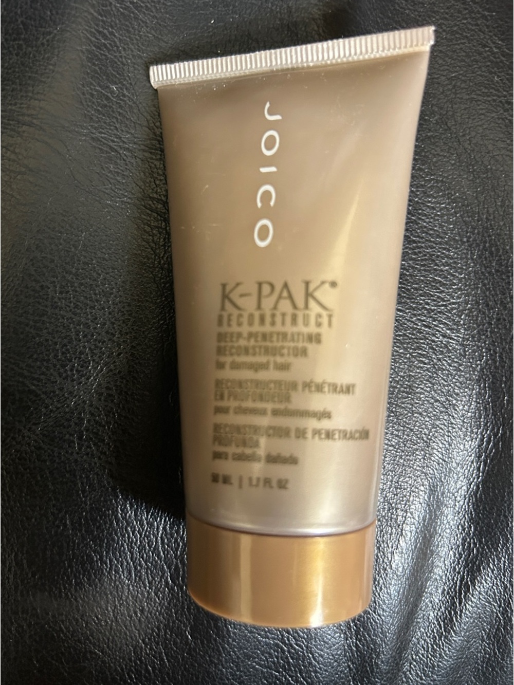 Joico K-PAK Reconstruct Conditioner - Metallic Brown and Gold